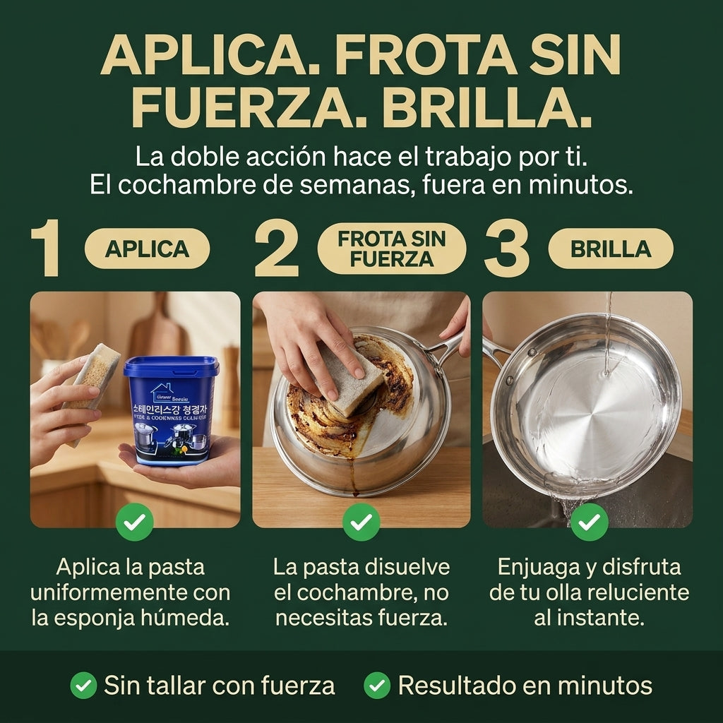 Pasta Limpiadora Ollas Acero Inoxidable - id39014 — vista 4